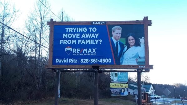 Meghan and Harry trying to move away from family billboard