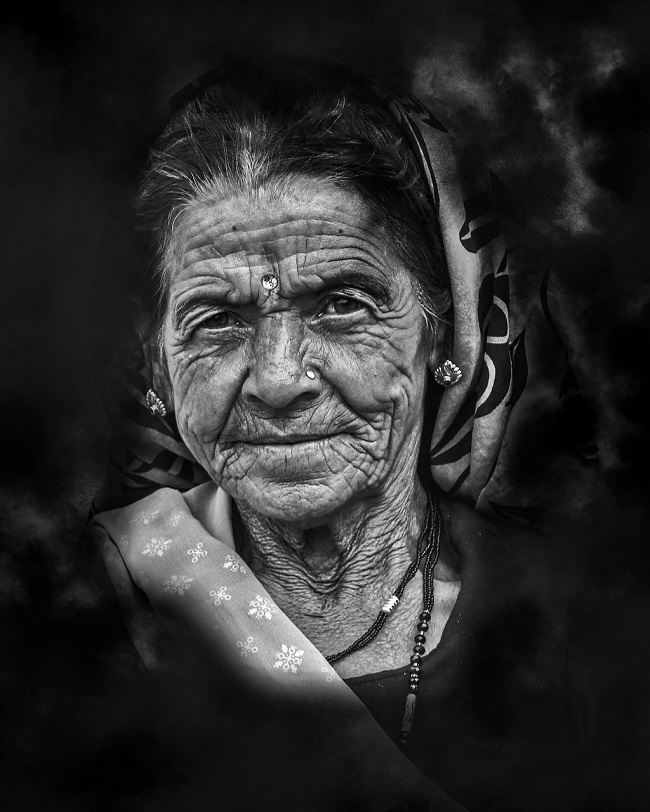 portrait of senior woman