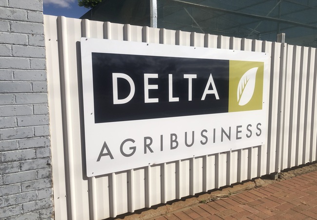 delta agribusiness sign